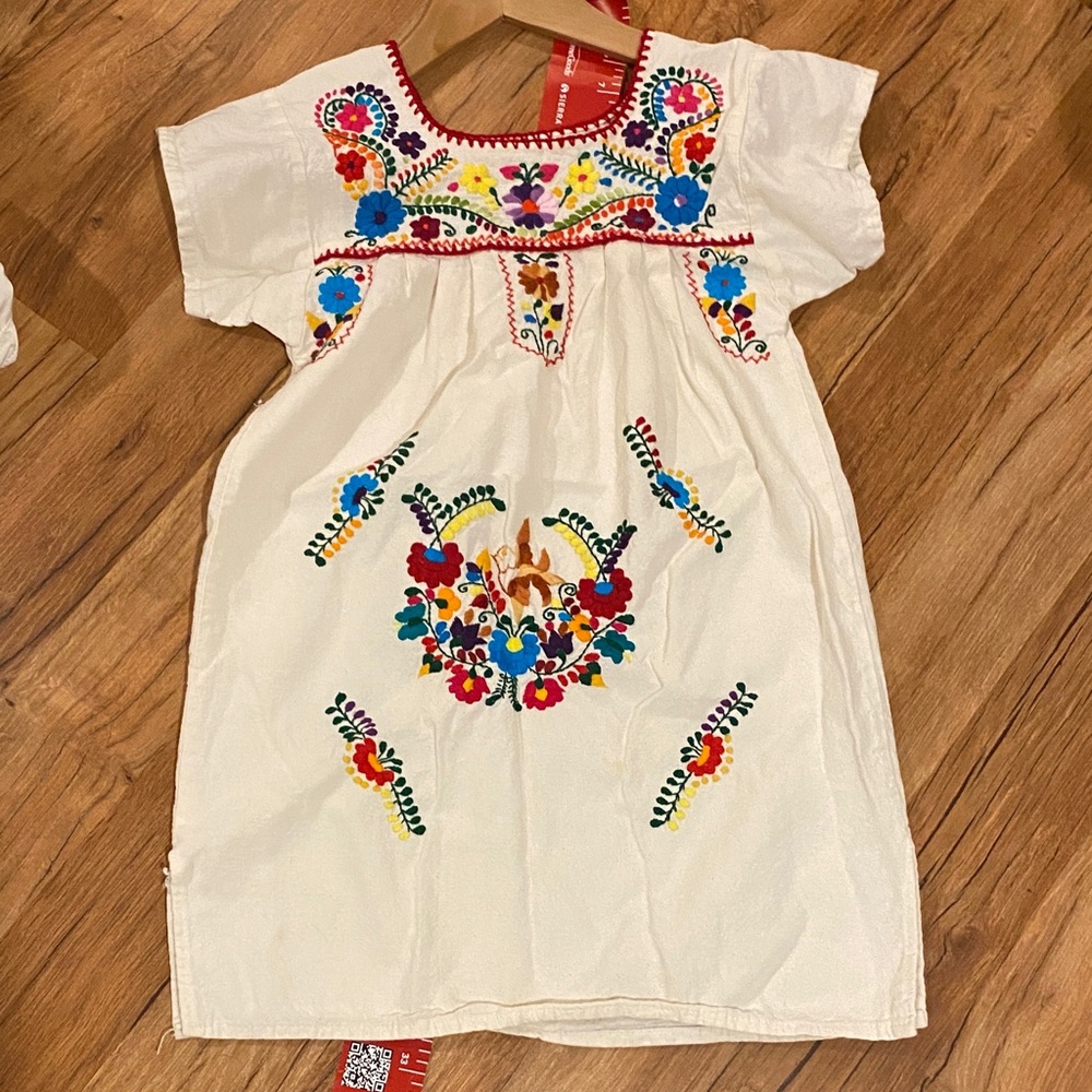 Embroidered Floral Dress